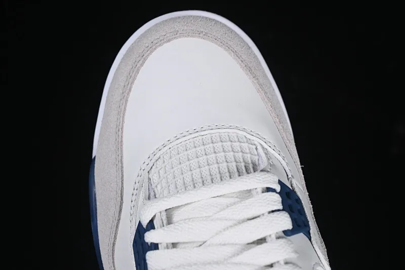 All categories Air Jordan Jordan series basketball shoes Air Jordan 4 GX foreign trade version Nk SB x Air Jordan 4 "Navy" AJ4 Joe 4 joint white and blue DR5415-100